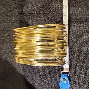 Multi Strand Wire Cuff Bracelet